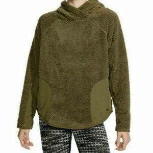 Nike Olive Green Fleece Hoodie